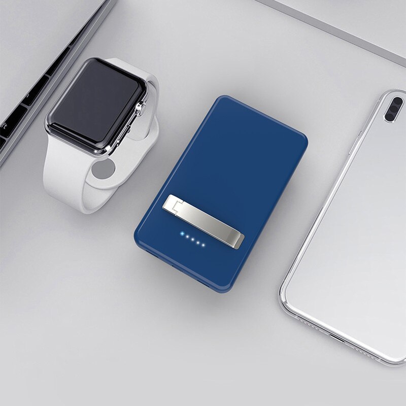 18W Pd Mag Veilig Draadloze Oplader 5000Mah Power Bank Voor Iphone 12 Backup Beugel Draagbare Powerbank Voor Iphone 12 Mini Pro Max