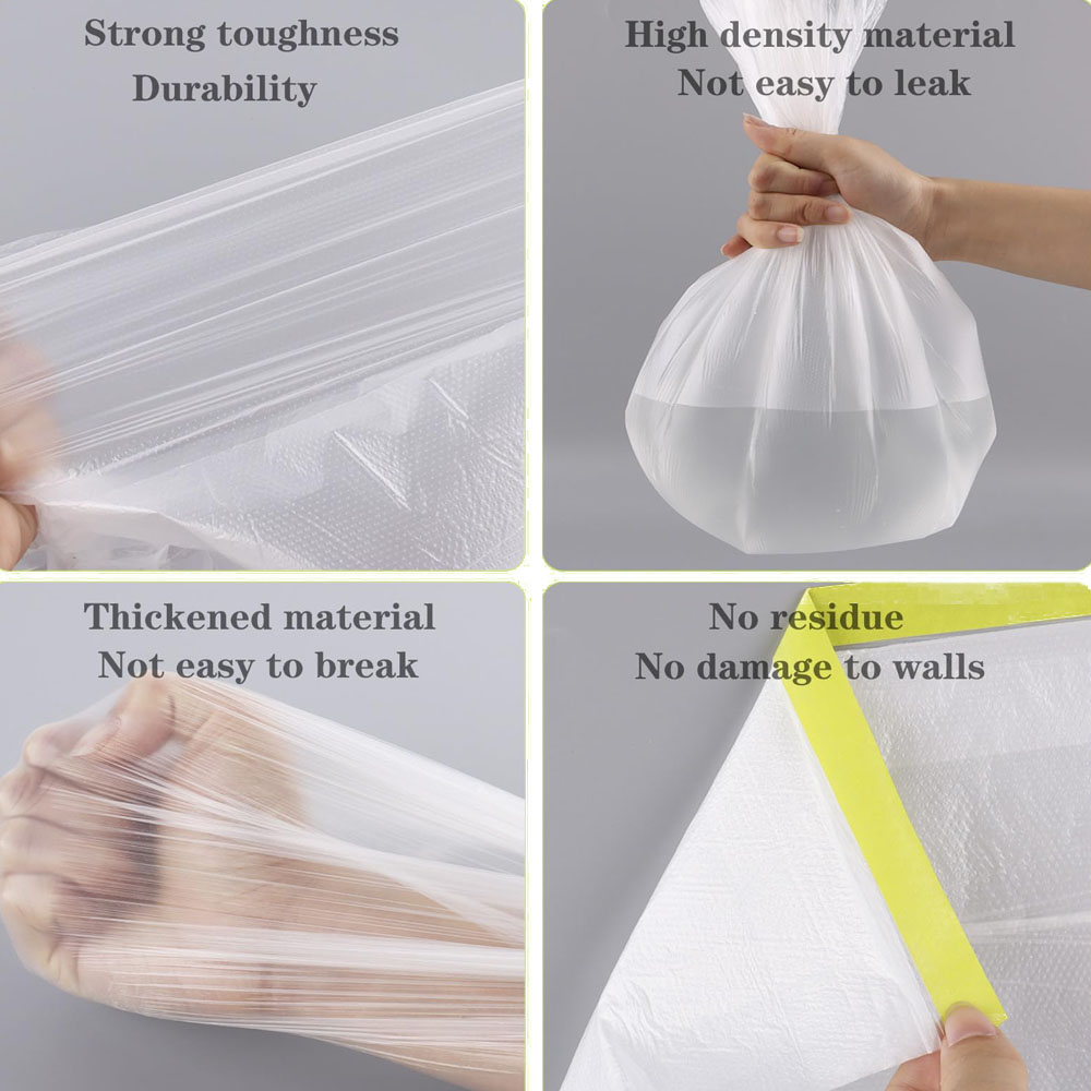 Pre-Taped Masking Film and Cloth Plastic Cover Sheets Transparent Floor Carpet Protector for Furniture Car Painting