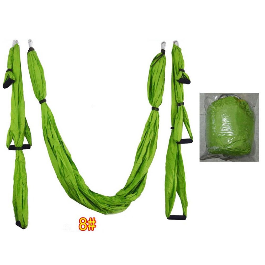 6 Handles Anti-gravity Yoga Hammock Swing Parachute Yoga Gym Hanging Outdoor Leisure Decompression Hammock: Type 8