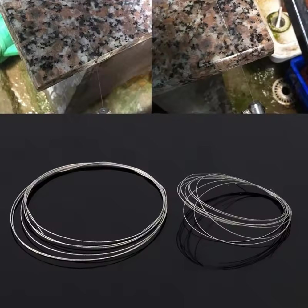Superfin diamantskärtråd , 1m gör-det-själv-verktyg, kopieringssågblad, jademetall, marmor, granit, sten, glas, trä, smycken, trådsåg