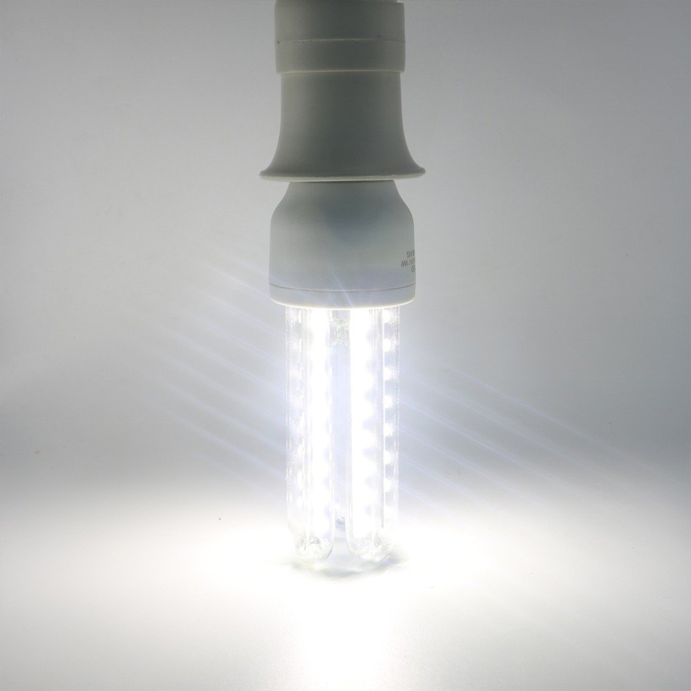 3W 5W 7W 9W 12W ahorro de energía E27 bombillas LED de maíz tubo en U luces de inundación de neón fluorescentes 220V 110V lámparas para el hogar 360 ° Iluminación
