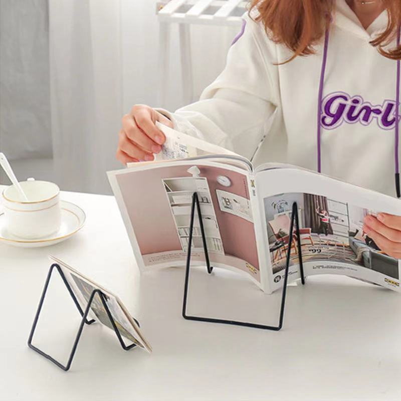 1pc IPAD Craft Bracket Book Holder Photo Pedestal Bowl Picture Frame Plate Rack Display Stand Easel Storage Holders