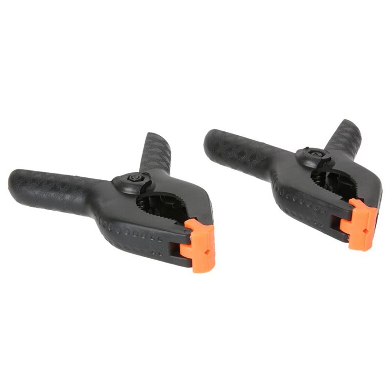6 Polegada mola grampos clipe dicas conjunto para iluminação fotografia placa de fundo 4 pçs com alumínio 1/4 Polegada & 3/8 Polegada releas rápidas