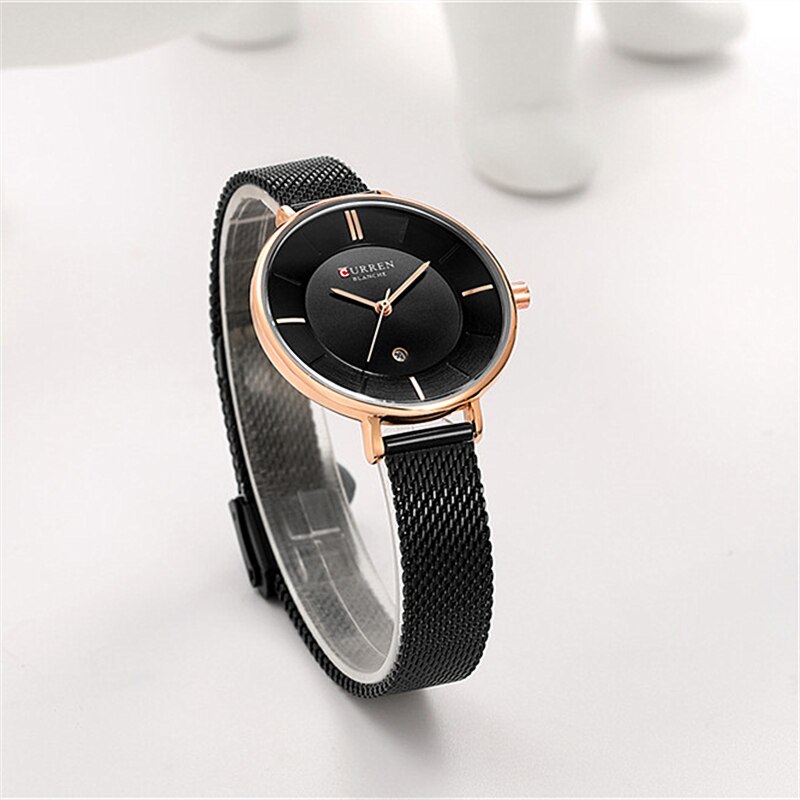 Mooie Vrouwen Horloge Dunne Quartz Bangle Horloge Voor Vrouwen Rvs Horloge Dames Jurk Klok Vrouwelijke