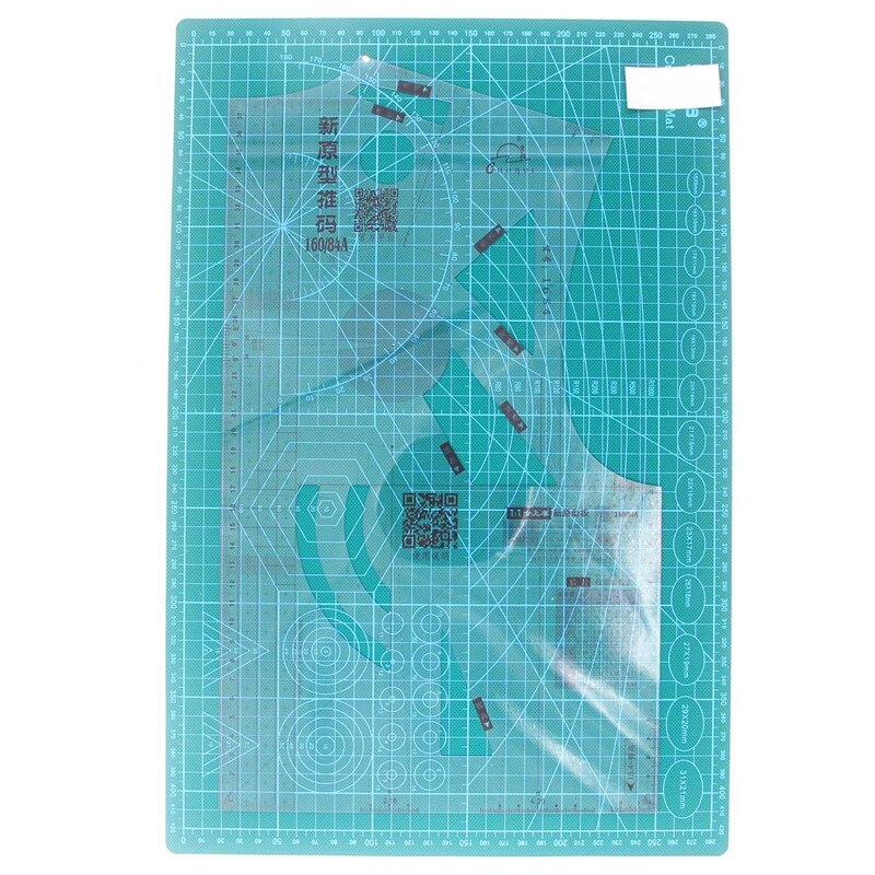 1:1 stoffen liniaal snijmal school student onderwijskleding tekening sjabloon kledingstuk prototype liniaal