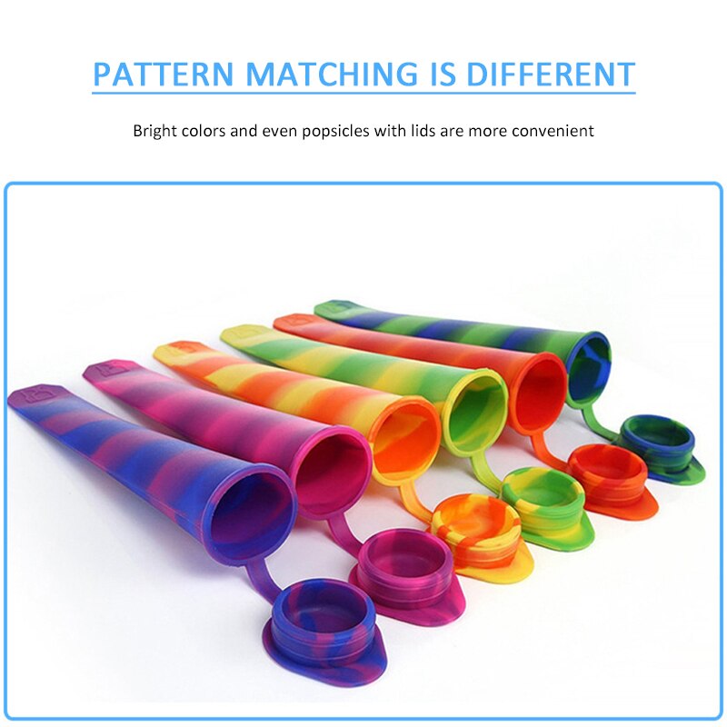 Silicone Ice Stick Molds Form For Ice Cream Maker DIY Summer Frozen Ice Cream Mold Kitchen Tools Popsicle Maker Lolly Mould