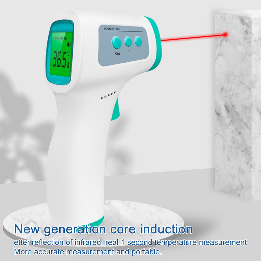 Termómetro Digital infrarrojo IR sin contacto, GP-300 de temperatura corporal, para la frente