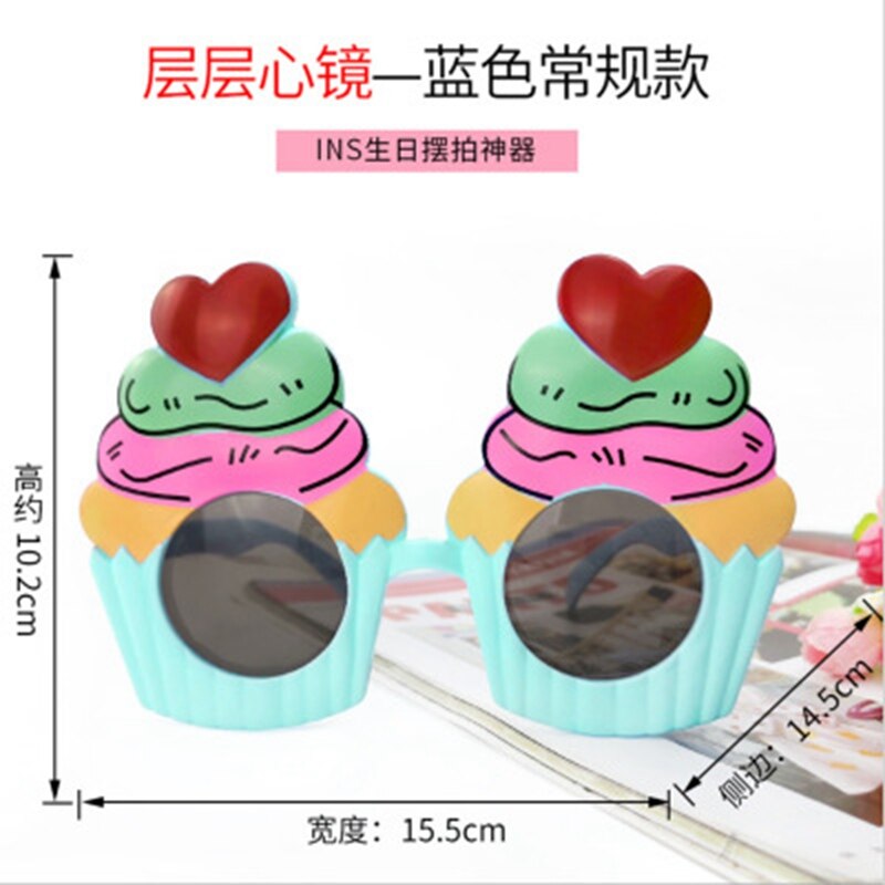 Grappige Glazen Photobooth Props Gelukkige Verjaardag Foto Props Afstuderen Partij Decoratie Diy Photo Booth Verjaardag Feestartikelen