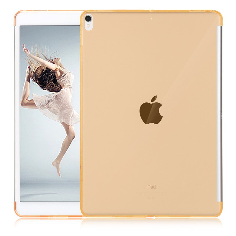 For ipad air 3- deksel, for ipad pro 10.5 -tommers deksel ultra slim myk tpu-deksel for ipad 10.5 , bakdeksel for ipad 10.5: Gull