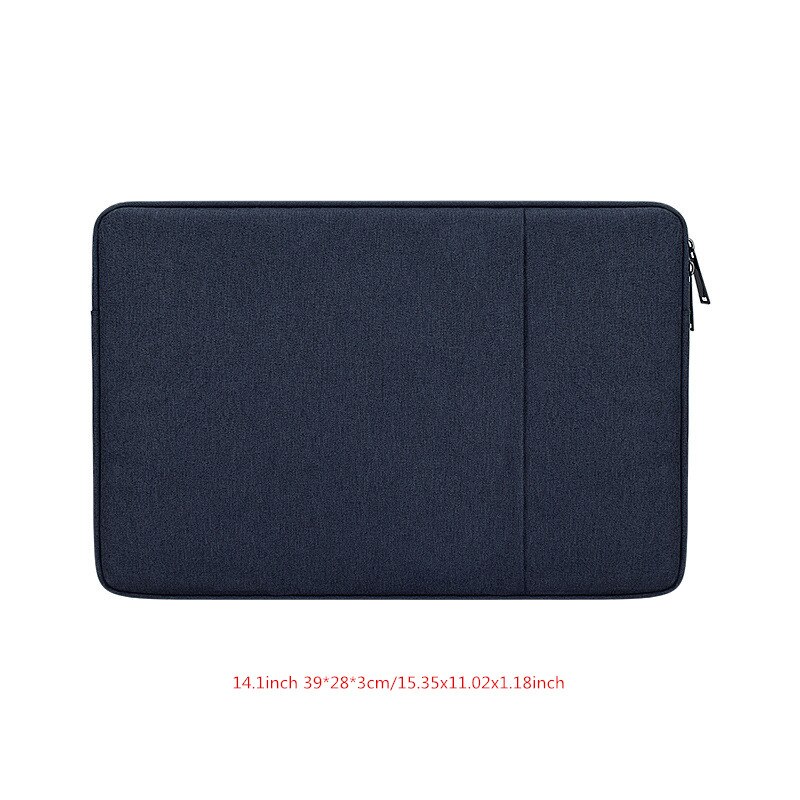 Wasserdicht Stoßfest Aktentasche Laptop Fall männer frauen Tote Büro Reise Business Handys Dokumente Lagerung Zubehör: Navy blue M