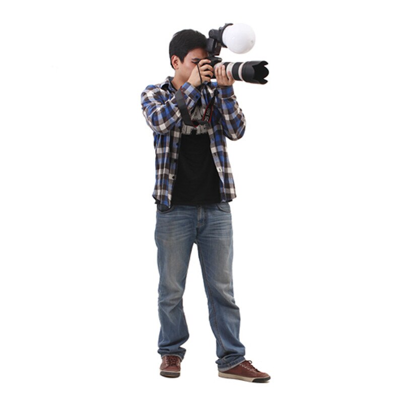 K9 adaptateur de Flash à montage universel CA-SGU avec boule de diffuseur de Grobe SGA-DB150 pour Canon Nikon YongNuo Godox Flash Speedlite
