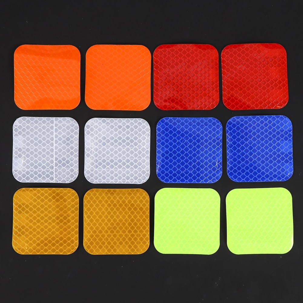 Fiets Reflecterende Stickers Fiets Fluorescerende Sticker Mountainbike Lichtgevende Reflectoren Night Fietsen Waarschuwing Plakband