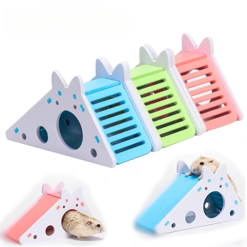 Morsom hamstersklie leke marsvin monterte sklie leker chinchilla hamsterhus bur pustende hamstertilbehør