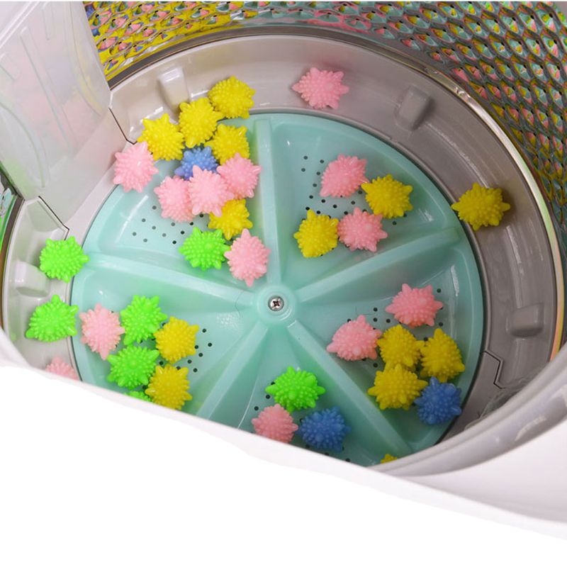 10pcs Magic Pet Hair Removal Laundry Ball Grabbing Lint Fluff Cleaning Remover Washing Machine Household