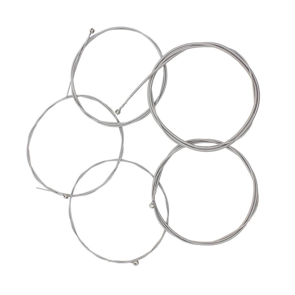 Juego de cuerdas de bajo de 5 cuerdas, cuerdas de bajo eléctrico de acero , de repuesto para guitarra, piezas de instrumentos musicales para principiantes: Default Title