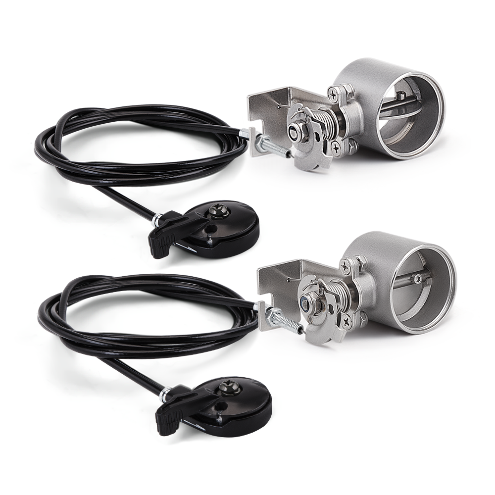 Válvula de control de escape de motocicleta de operación manual Válvula de control de escape de 2" 51 mm - Se puede soldar / impermeable