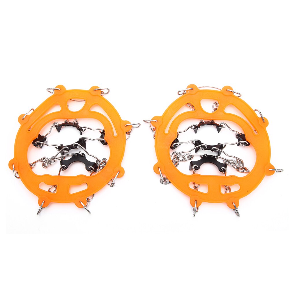 Snow Grippers for Shoes Ice Creepers Traction Cleats Anti-slip 8-teeth Claw Crampons Outdoor Skiing Climbing Snow Shoes Chains