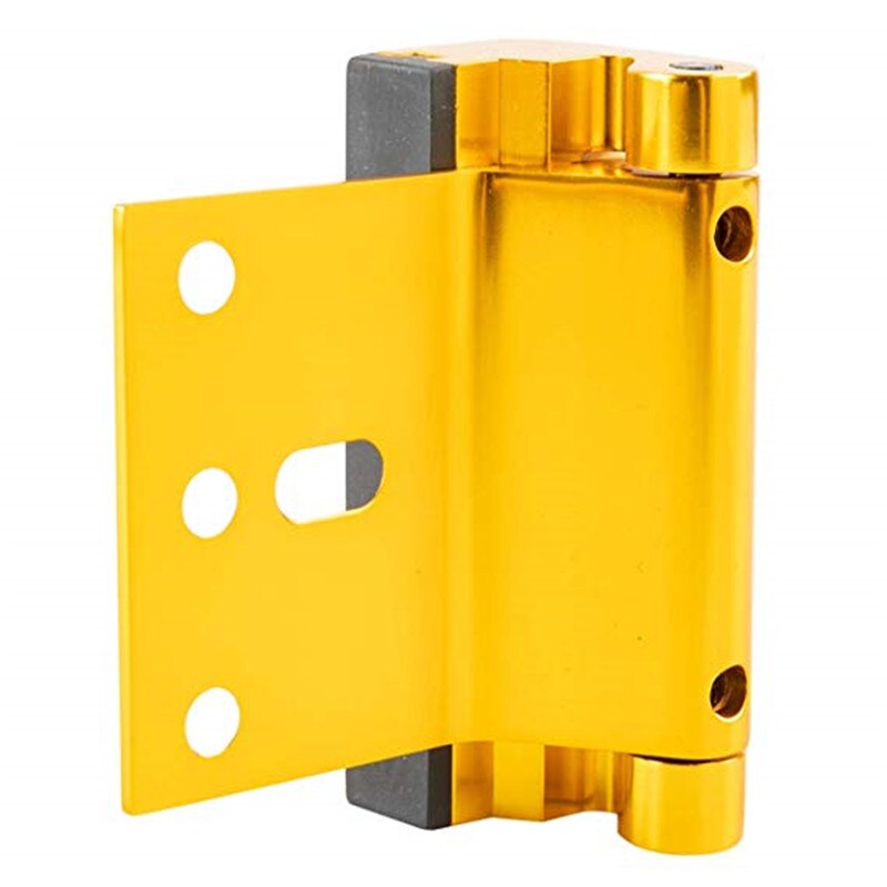 Door Reinforcement Lock Aluminium Alloy Home Security Door Lock Home Child Proof Door Stopper Easy to Install: gold