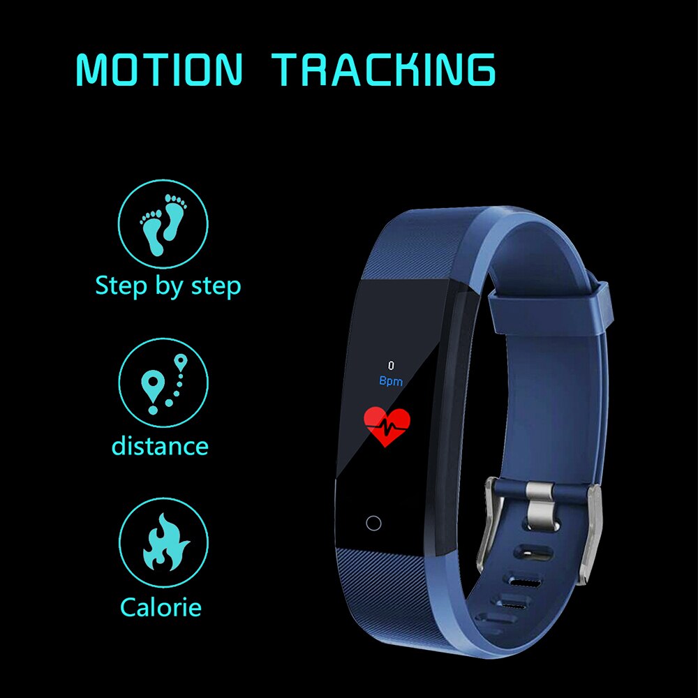 ID115 Plus Smart Bracelet Sport Bluetooth Wristbands Heart Rate Monitor Watch Waterproof Fitness Tracker Smart Band watch