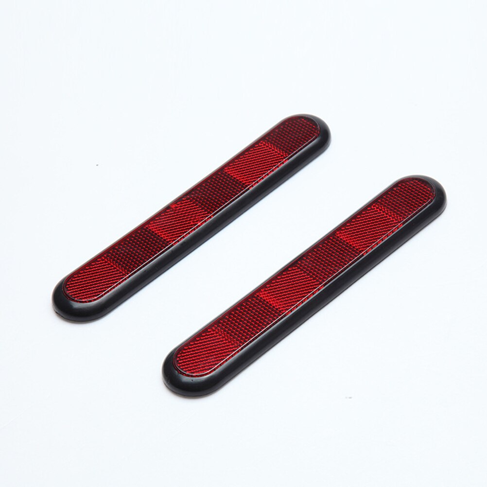 2 Pcs Warning Reflection Stickers Universal Rear Bumper Sticker for Outdoor