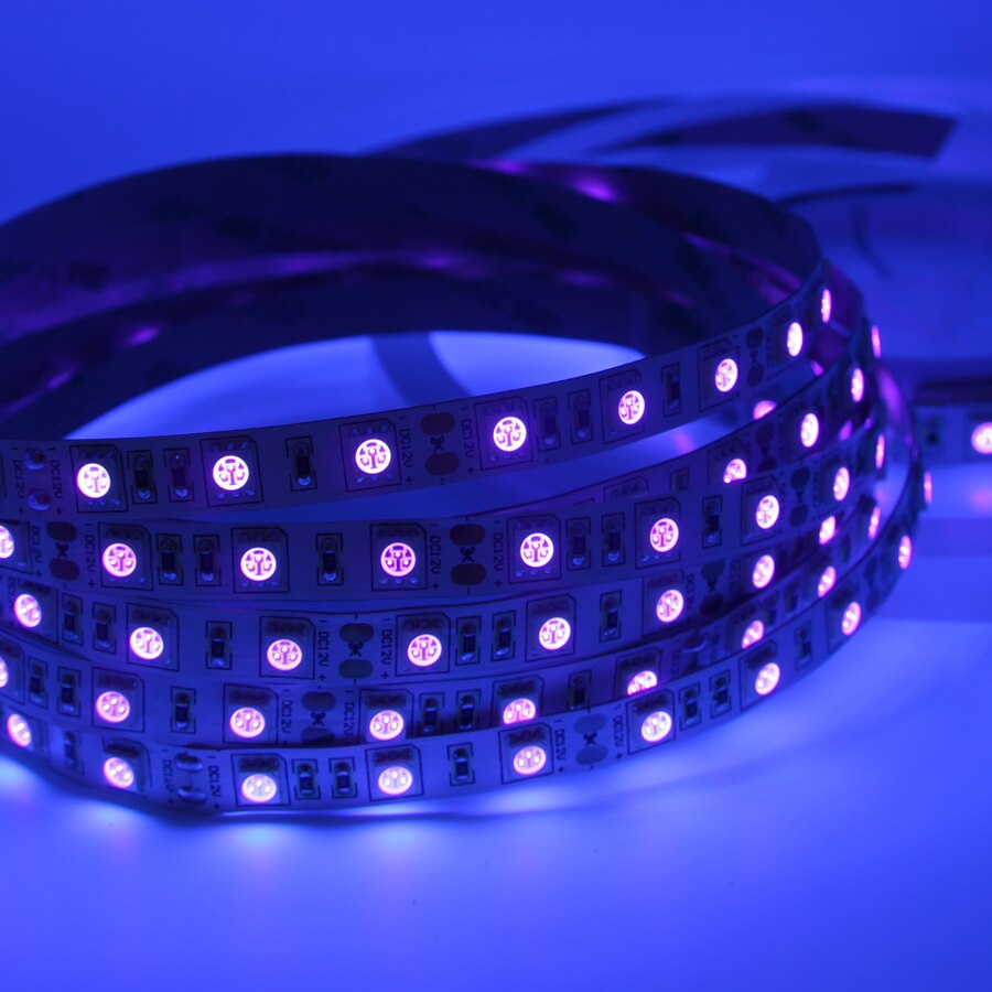 5V 12V 24V 5050 UV LED Strip Light 395nm-405nm Ultraviolet Flexible SMD LED Tape lamp Blacklight for DJ Fluorescence scuba lamp
