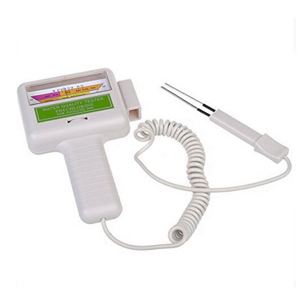 2 in 1 ph chloormeter tester pc -101 ph tester chloorwatertestapparaat gereedschap voor zwembadaquarium draagbaar