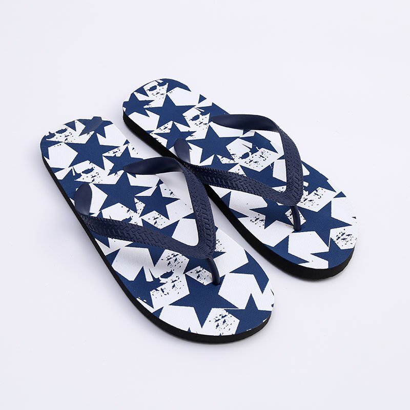 Märke män flip flops sommar strandsandaler tofflor för män halkfria slip-on flats skor män plus size 40-45 sandaler pantufa: 3 / 11