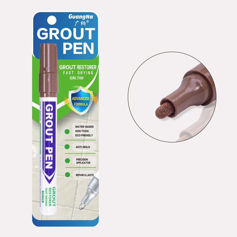 8 farben Wasserdichte Fliesen Marker Mörtel Stift Zauberstab Naht Stift Weiß Schwarz Grau Für Fliesen Boden Badezimmer Dekontamination Naht Reparatur werkzeug: Licht Grün