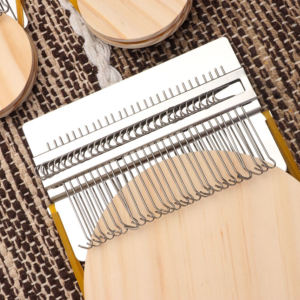 Textiel Gereedschap Houten Herstellen Jeans Kleding Speedweve Type Weave Tool Fun Herstellen Loom Stopnaald Machine Weefgetouw Kleine Loom