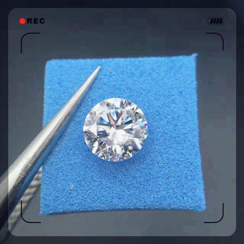 8mm IJ farbe 2ct carat Moissanite Round Brilliant Cut Lose stein Ausgezeichnete lose stein labor diamant ring material