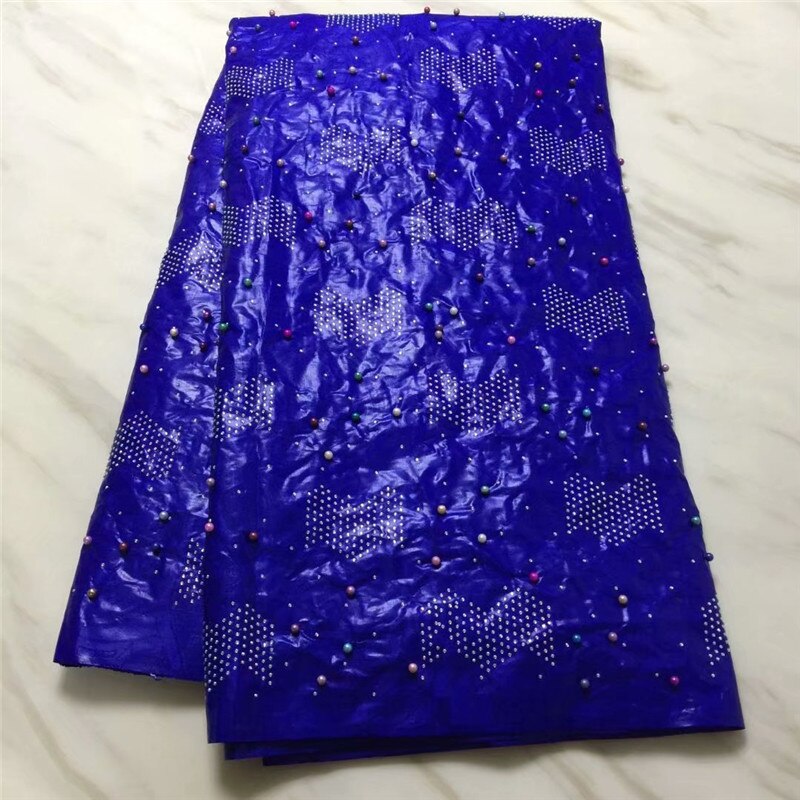 Bazin riche getzner guinea brocade fabric Bazin rich with beads and stones african fabrics for party dress