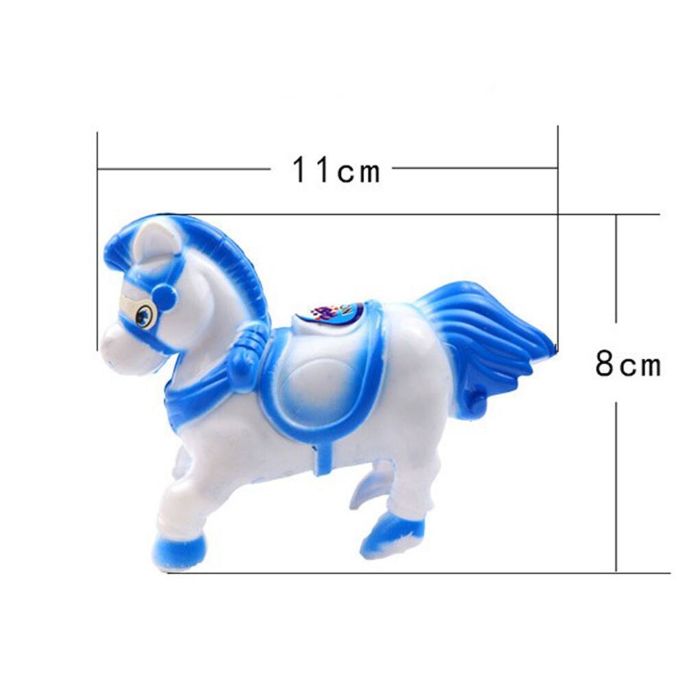 Wind Up Clockwork Paard Speelgoed Educatief Developmental Springen Paard Grijpen