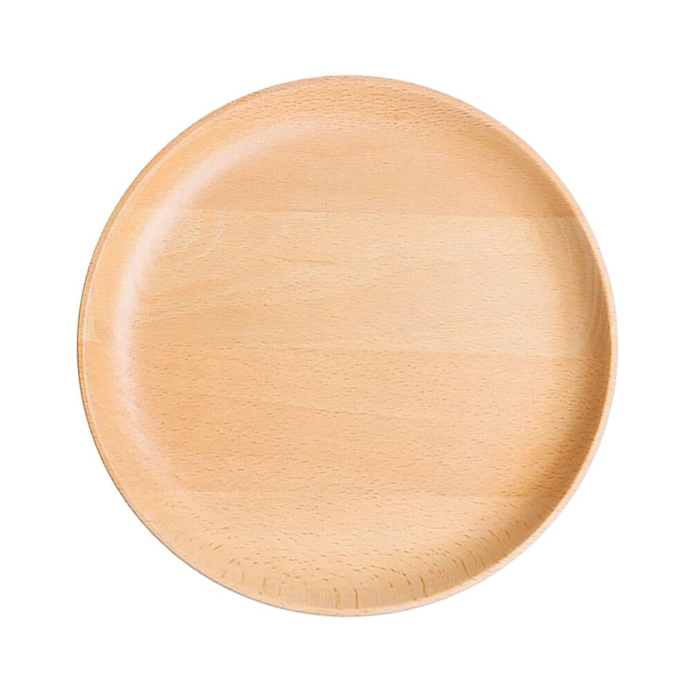 Multi-functional Snack Displaying Plate Fruit Serving Plate Snack Plate: Log color