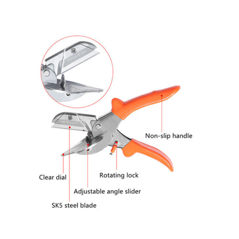 Wire Groove Angle Shears Right Angle 45 Degrees 90 Degrees Universal Multifunctional U-shaped Edge Banding Woodworking Clip