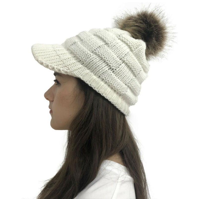 Damen Ente Zunge betroffen Kappe Frauen Warme Gestrickte Wolle Baskenmütze Hütte Mütze Geflochtene häkeln Ski Deckel wickeln Elegent headcaps