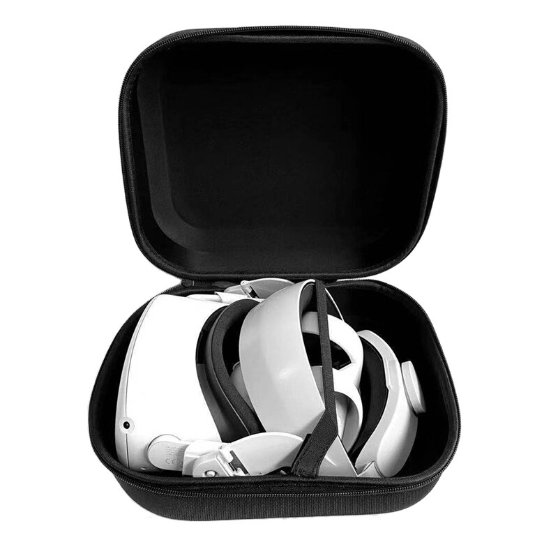 Draagbare Voor Oculus Quest 2 Halo Band Opbergtas Eva Harde Bescherming Doos Met Handvat Voor Oculus Quest 2 Vr case Accessoires