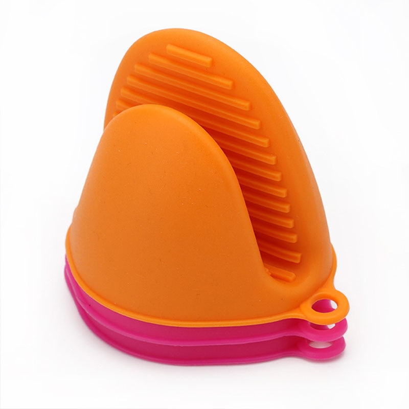 Silicone Kitchen Organizer Insulated Heat Pot Clips Microwave Oven Plate Clip 1 PCS Anti-scald Thicken