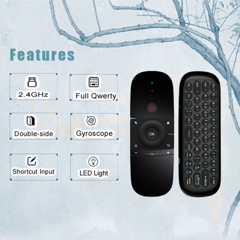 Mouse Keyboard Gamer Computer Stylish Mini Wireless Keyboard Air Mouse IR Remote Control for Android TV Box Computer