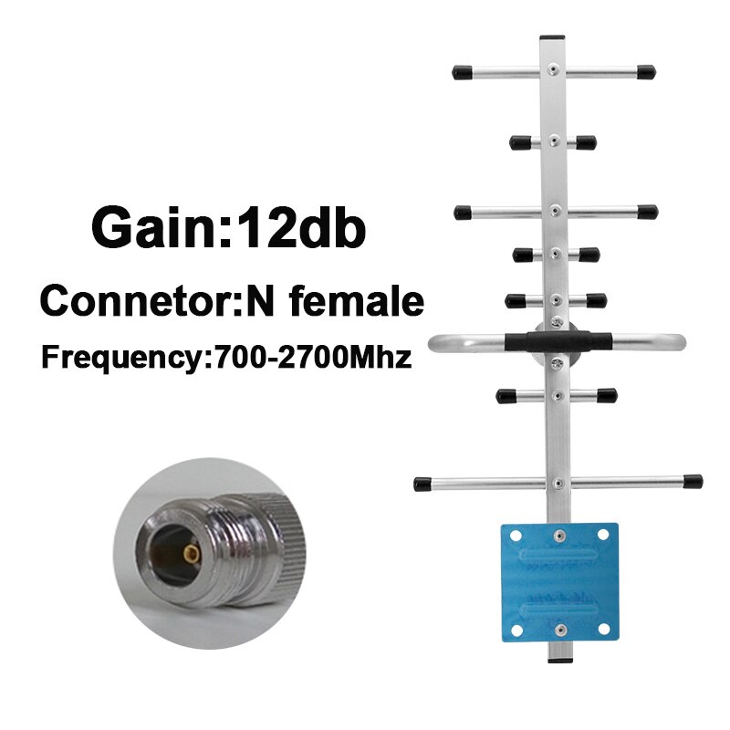 698-2700mhz 8 Yagi Interne Panel Antenne 15/20/30m Kabel Full Set Zubehör Für GSM 2G 3G 4G Mobile Signal Repeater/Booster