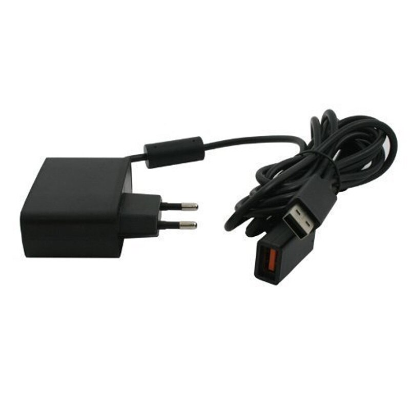 Netzteil Kabel für Xbox 360 Kinect Sensor (EU Auflage) Schwarz