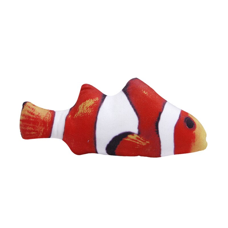 20CM pet plush 3D fish-shaped cat toy simulation fish mint toy plush pillow dog cat Chew Toys: 10