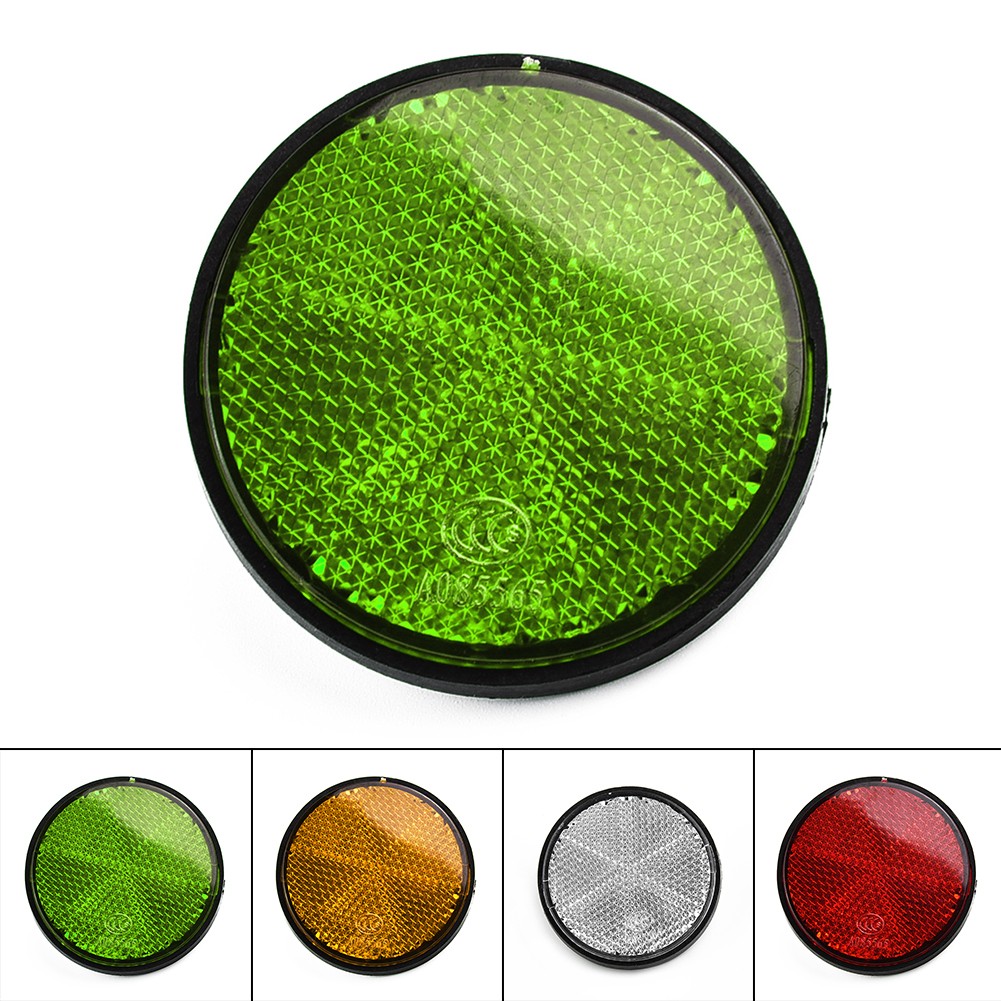 Bicycle Bike Round Reflector Night Cycling Safety Reflective Bike Accessory Tool Bicycle Bike Round Reflector Night Cycling
