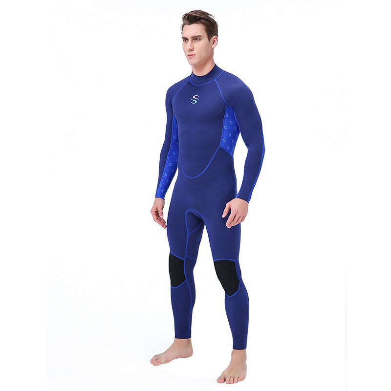 Men&#39;s Diving Suit 2mm Back Zip Full Body Wetsuit Warm UV Protection Swimming Surfing Snorkeling Suit Neoprene