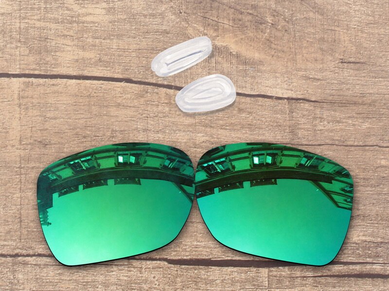 Vonxyz lentilles de rechange polarisées + choix de couleur | 20 +, choix de couleurs, tampons nasaux pour-cadre Oakley déviation OO4061: Jade Mirror