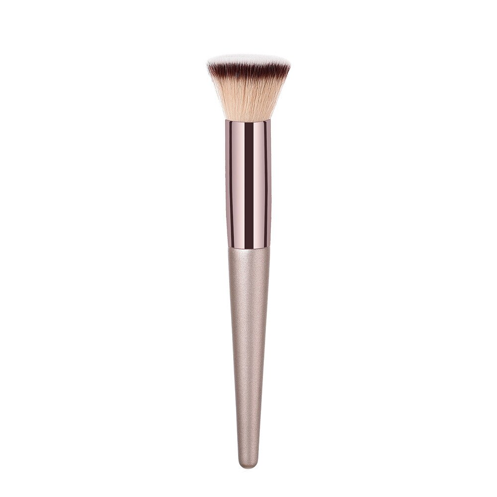 GUJHUI 1PCS Wooden Makeup Brushes Kit Foundation Cosmetic Eyebrow Eyeshadow Brush Pole Makeup Brush Sets Tools #T: D