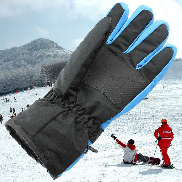Warm Mannen Waterdicht Winddicht Outdoor Wanten Handschoenen Vijf Vingers Thermische Skiën Klimmen Fietsen Wandelen Sport