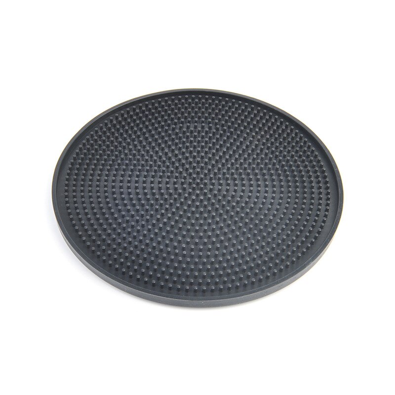 Mat for Dogs Cats Slow Food Bowl Pet Dog Feeding Food Bowl Silicone Dog Feeding Lick Pad Dog Slow Feeders Pet Treat Supplies: Black