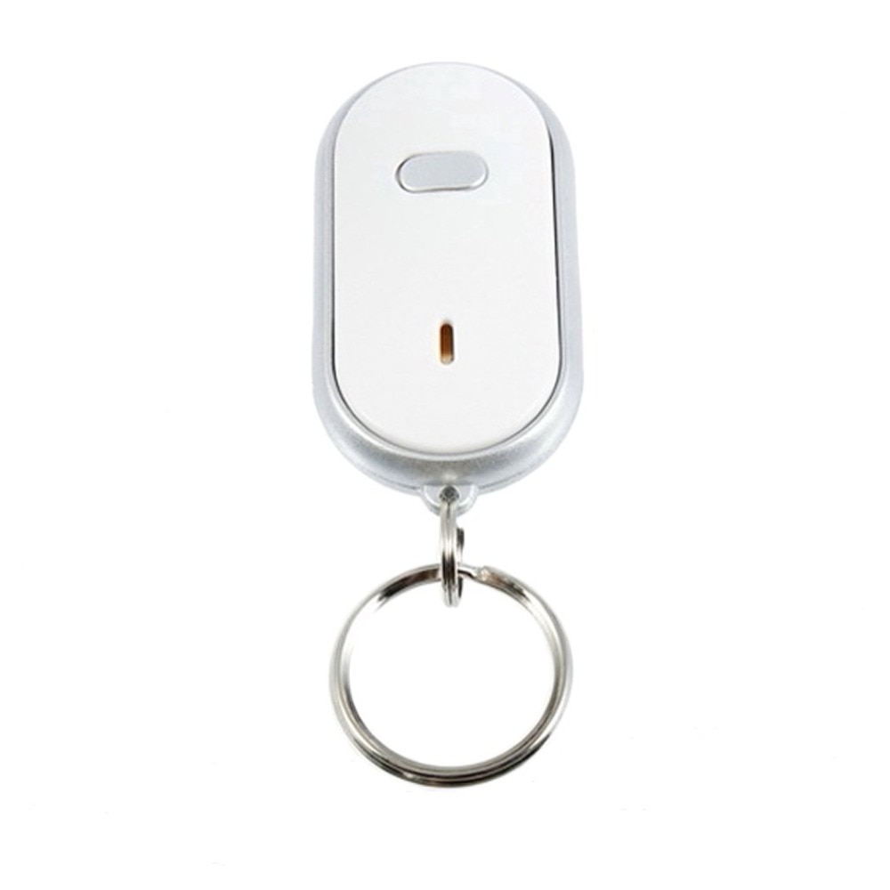 Whistle LED Light Torch Remote Sound Control Lost Key Finder Locator Remote Keychain Keyring With Whistle Claps