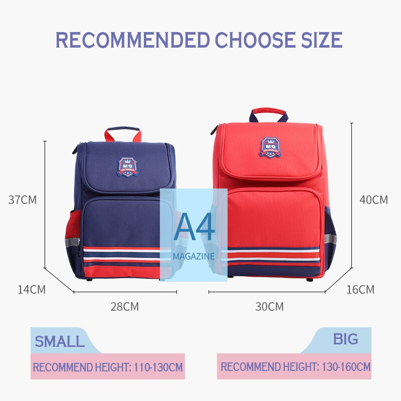 M&G Schoolbag Primary School Students Backpack 6-12 Years Large Capacity Book Bag Spine Protection Lightweight Tutorial bag