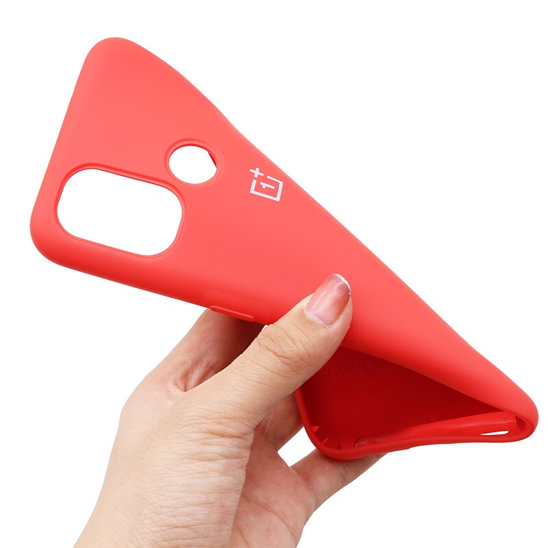 Oneplus-funda de silicona líquida para One plus Nord N10, carcasa trasera suave y fina, Original